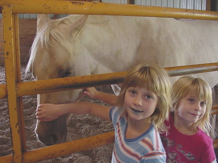 A Little Girl and A Little Horse - September 2006