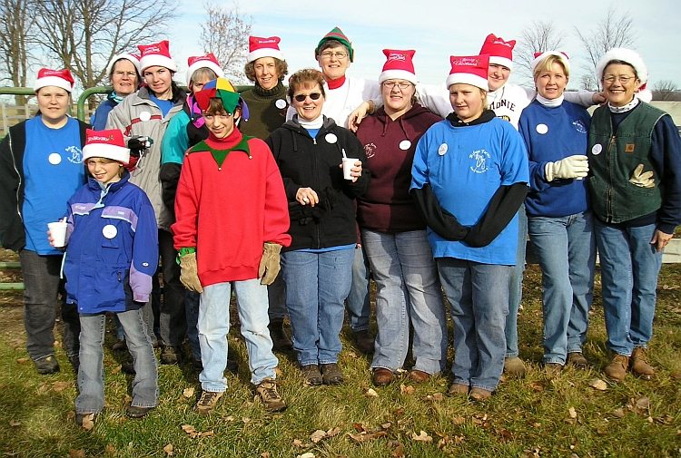 Mr. & Mrs. Claus at THE FARM - November 2006