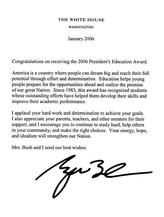 President's Education Awards Program